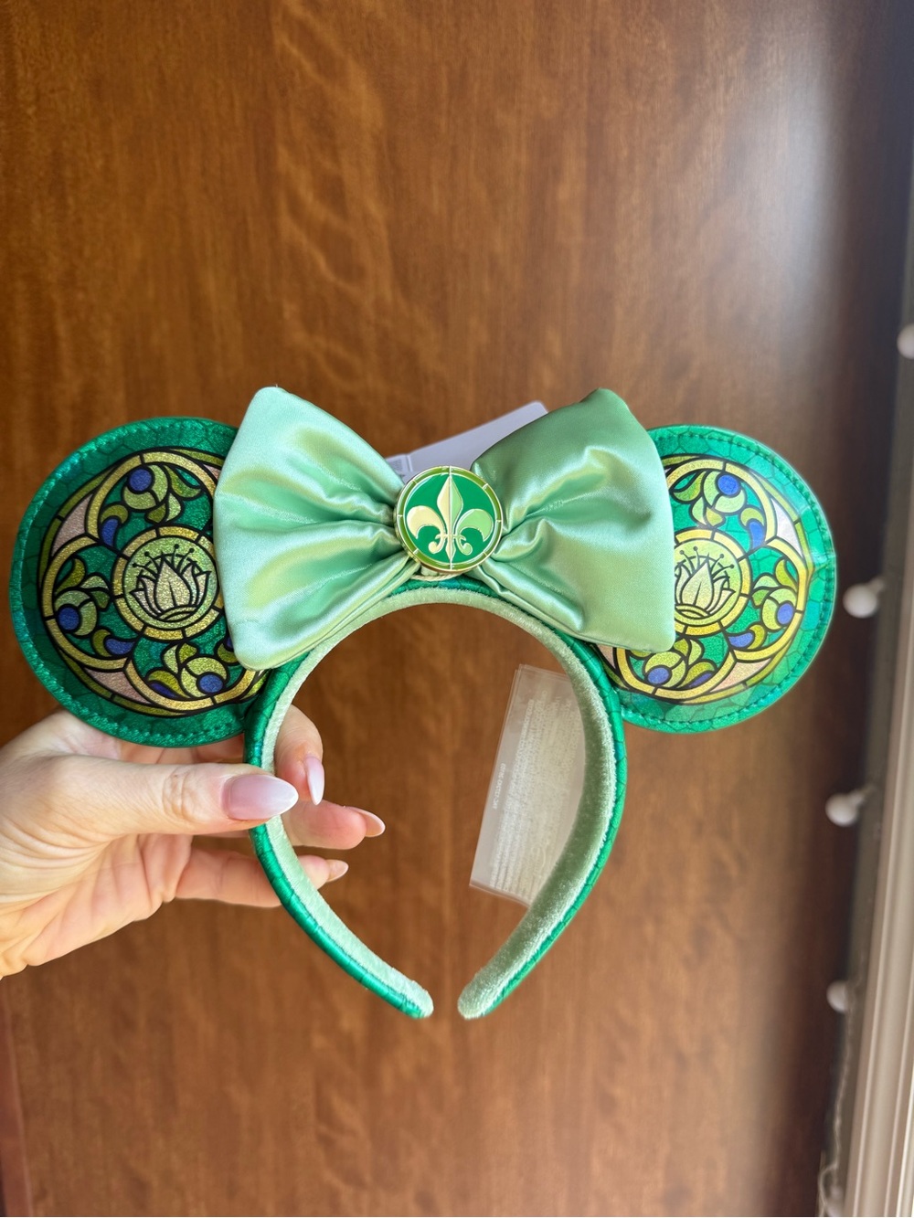 Loungefly Disney Princess Stained Glass Collection Ears Headband Tiana 2025 New